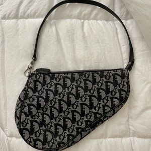 Authentic Christian Dior Trotter Saddle Bag